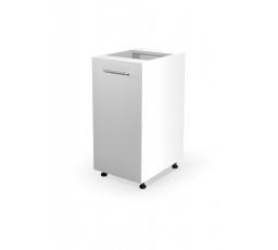 VENTO D-40/82 alsó konyhaszekrény, Fehér/Fényes Fehér