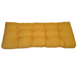 Opěradlový polstr na paletu 120x50 žlutý melír