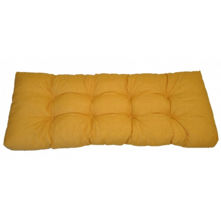 Opěradlový polstr na paletu 120x50 žlutý melír