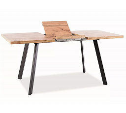 BRICK étkezőasztal, Artisan Tölgy/Fekete