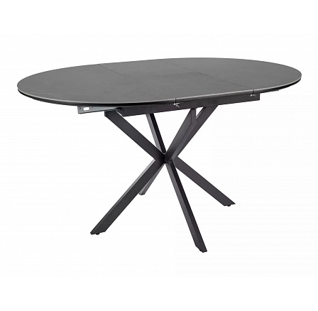 GASTON ÉTKEZŐASZTAL 100 KERÁMIA SZÜRKE / FEKETE 100(135)X100