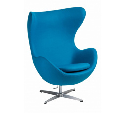 Tojásfotel kasmír világoskék 43 Prémium