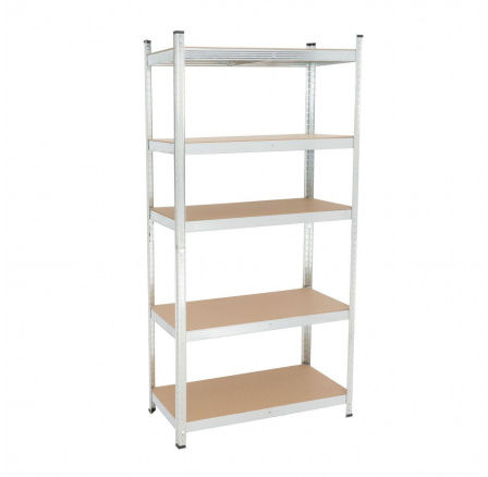 Ezüst raktári polc R6-FXJG 5P