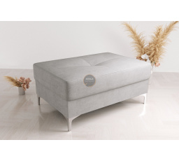 PUFA Z POJEMNIKIEM 100x55 CM - Odcienie szarości