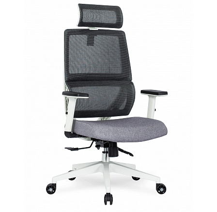 Fotel Obrotowy NICKI Ergonomiczny Szary