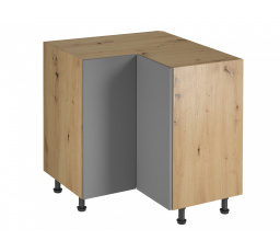 Konyhai sarok alsó szekrény Langen D90N, bézs/tölgy artisan