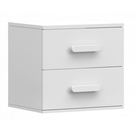 SMYK I - 22 éjjeliszekrény - Fehér Matt/Fehér