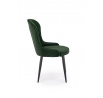 Étkezőszék K366, zöld bársony