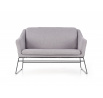 SOFT 2 XL kanapé, fekete keret/szürke