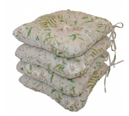 Sedák UNI látka kapradí set 4 kusy