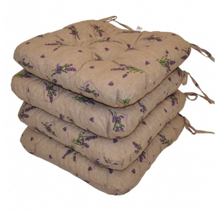 Sedák UNI barva levandule - set 4 kusy