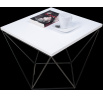 DIANA dohányzóasztal 50x50 Fekete+Fehér