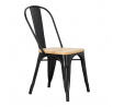 Paris Wood szék fekete természetes fenyő
