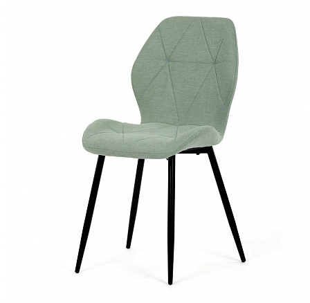 Jídelní židle, zelená, látka, CT-285 GRN2