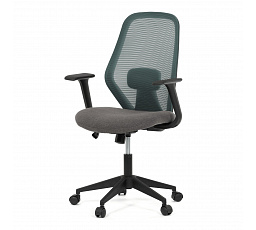 Kancelářská židle, houpací mechanismus, zelená síťovina, KA-V3149 GRN
