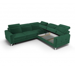 NAROŻNIK MALIBU MAX 250x250 SKÓRA NATURALNA - prawa , Skóry naturalne - Wybierz swój kolor