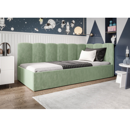 ŁÓŻKO SIMBA - Odcienie zieleni- T33 , Strona prawa