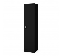 Irodai fém iratszekrény ALEX, 450 x 1850 x 400 mm, fekete