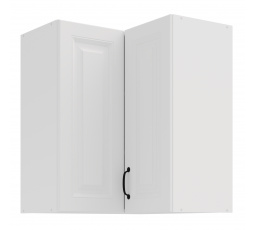 Horní rohová skřínka STELLO - 60x60 GN-72 2F (90­°), Bílá/Bílá