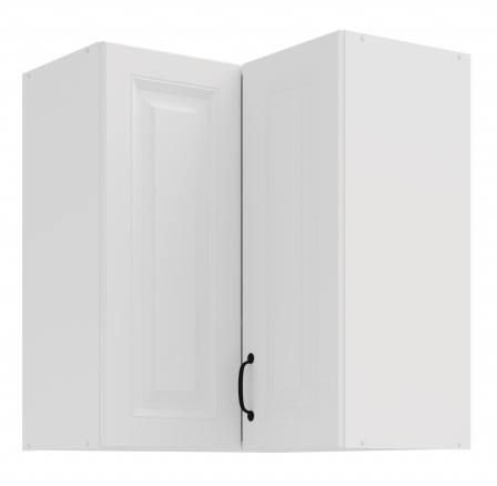 Horní rohová skřínka STELLO - 60x60 GN-72 2F (90­°), Bílá/Bílá