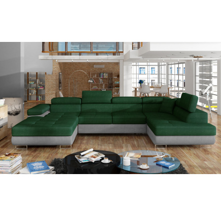 Sedací souprava ve tvaru U RODRIGO, pravá Kronos 19/Paros 05