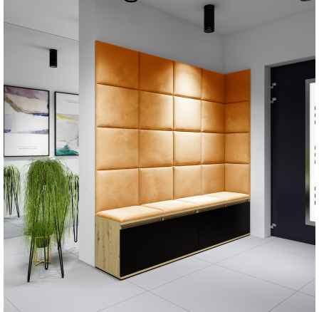 EMI 3 előszobafal, Trinity 26/Artisan+fekete