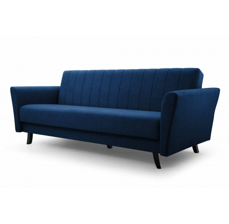 Kinyitható kanapé LINEA, Kronos 09, fa - fekete