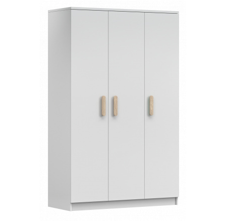 3D SMYK I - 19 Gardróbszekrény, Fehér Matt/Sonoma