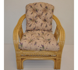 Polstr na křeslo Rio De Janeiro látka levandule