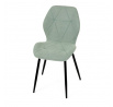 Jídelní židle, zelená, látka, CT-285 GRN2
