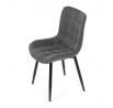Jídelní židle, šedá, látka, HC-462 GREY2