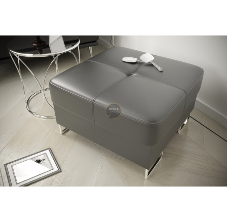 PUFA OTWIERANA GALAXY 70x70 CM SKÓRA NATURALNA - Wybierz własny kolor - Zapisz swój wybór - Galeria tkanin poniżej