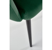 K410 szék, zöld bársony