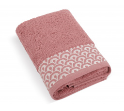 Froté osuška Krajka 70x140cm 500g starorůžová