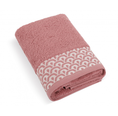 Froté osuška Krajka 70x140cm 500g starorůžová