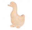 Kachna - polyresin, menší, imitace dřeva