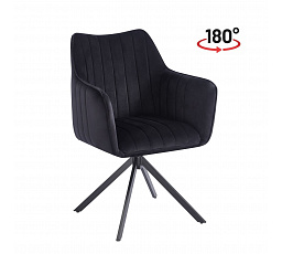 Velvet szék fekete K10-FX