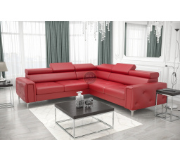 NAROŻNIK ORION I Z FUNKCJĄ SPANIA 255×255 CM SKÓRA NATURALNA - Skóry naturalne - Wybierz swój kolor , prawa