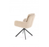 Forgó étkezőszék K536, Bézs/Fekete