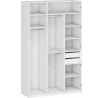 FORMO KORPUS K7 ruhásszekrény, fehér