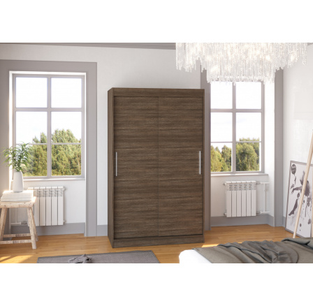 COLLIN 120 tolóajtós szekrény Choco+Choco