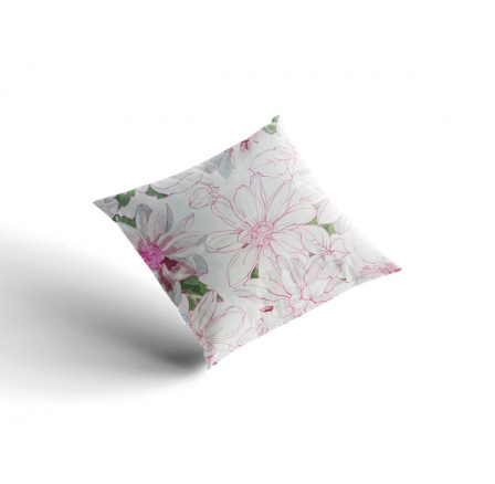 Saténový povlak na polštář Floreta