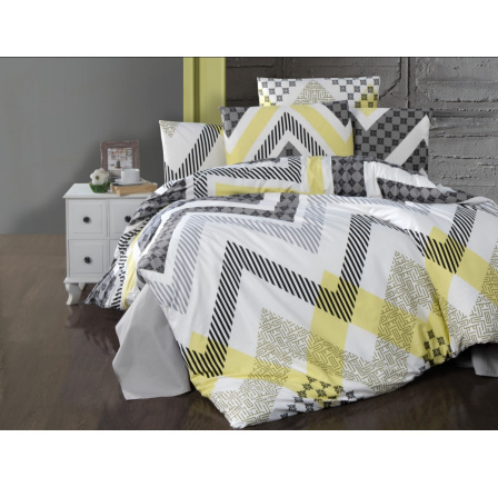 Bavlněný povlak na polštář Zigzag grey 50x70 Bavlněný povlak na polštář Zigzag grey 50x70