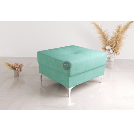 PUFA Z POJEMNIKIEM 55x55 CM - Odcienie miętowego