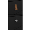 Šatní skříň REAL 659, Černá