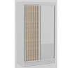Tolóajtós szekrény Delia 120 Fehér+Artisan
