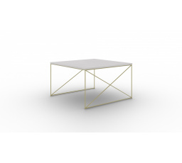 Nelia kávézóasztal Arany+Beton