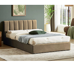 Ágy tárolóval MONTREAL VELVET 120x200 cm, Bézs Bluvel 28