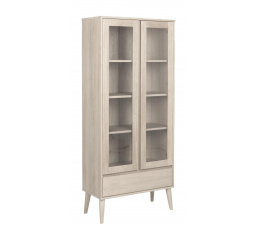 Nagano vitrin fehérített tölgy