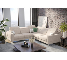 NAROŻNIK ROZKŁADANY MALIBU MAX 250x250 - prawa , Odcienie beżu